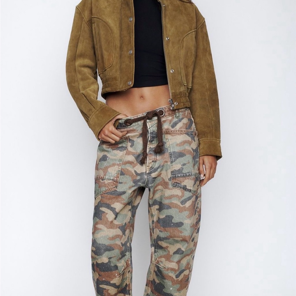 Free People Low Slung Moxie Barrel jeans